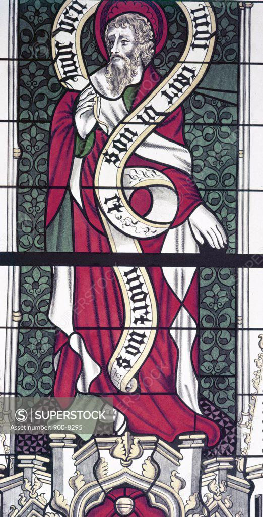 Stock Photo: 900-8295 Apostle Phillip,  stained glass,  13th century