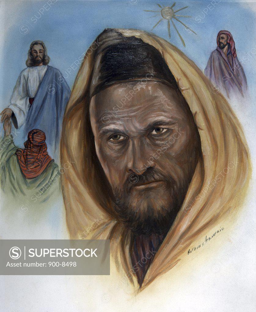 Stock Photo: 900-8498 Apostle Thomas by Anthony Gruerio, 20th century art