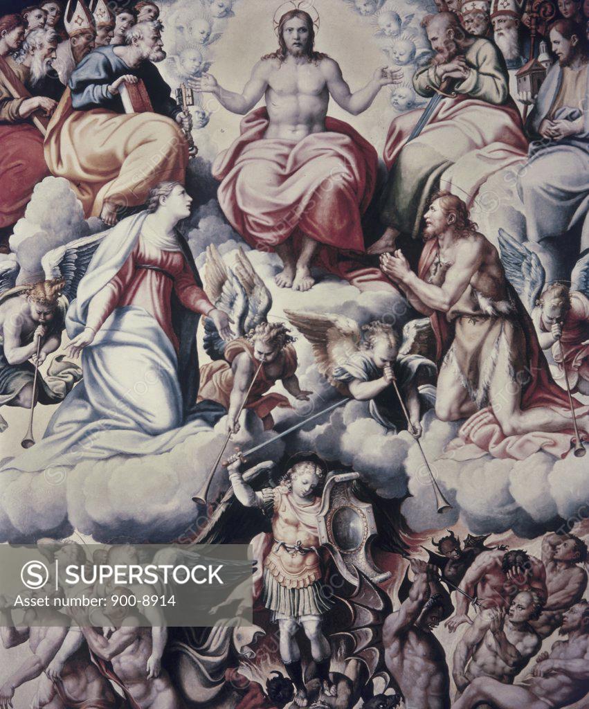 Stock Photo: 900-8914 The Last Judgement Giovanni Francesco Penni (1488-1528/Italian)