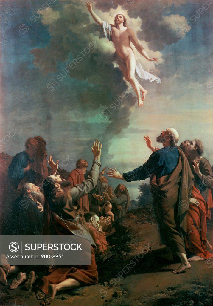 Stock Photo: 900-8951 The Ascension  Adriaen van der Werff (1659-1722 Dutch) 
