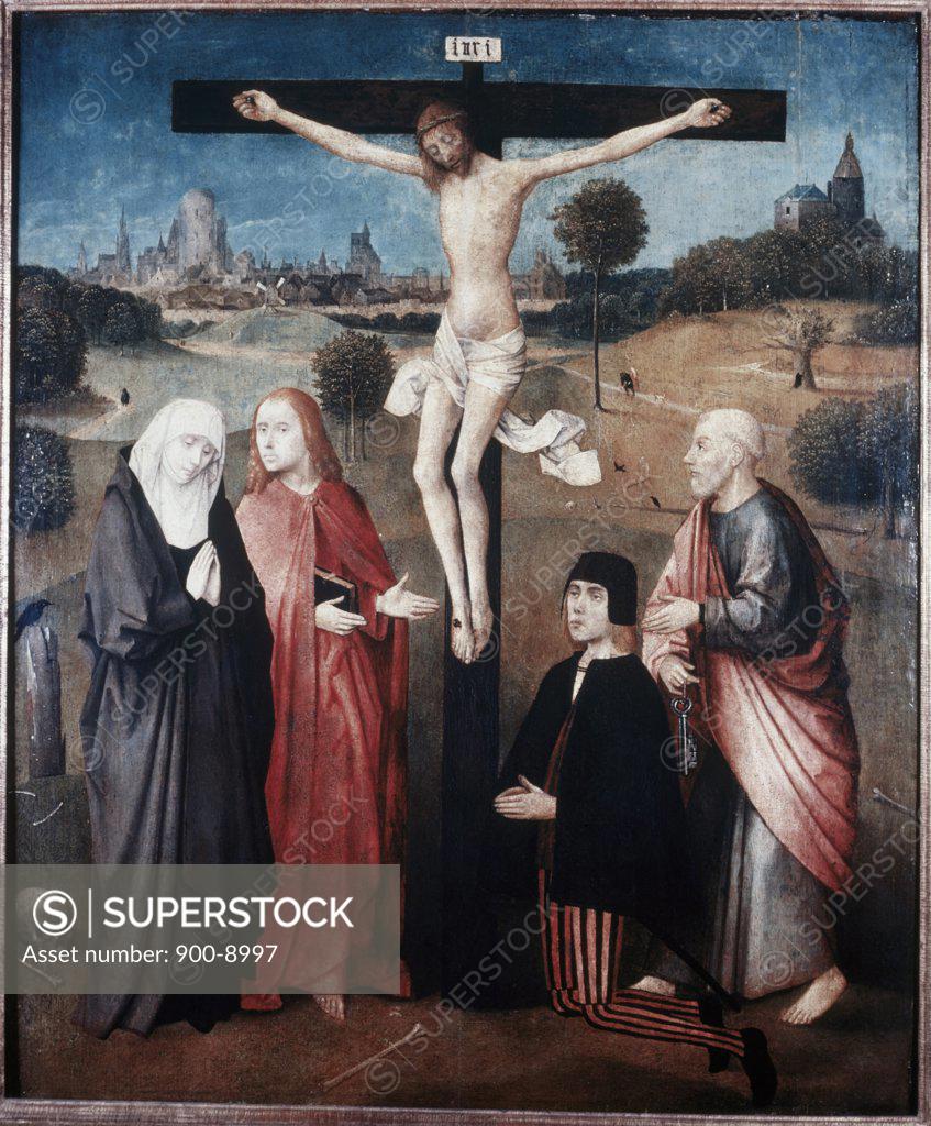 Stock Photo: 900-8997 The Crucifixion Hieronymus Bosch  (C. 1450-1516/Netherlandish) 