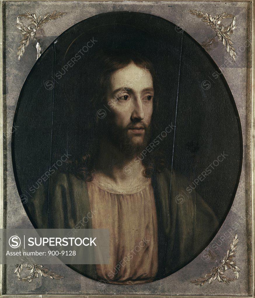 Stock Photo: 900-9128 Head of Christ Philippe de Champaigne (1602-1674 French) 
