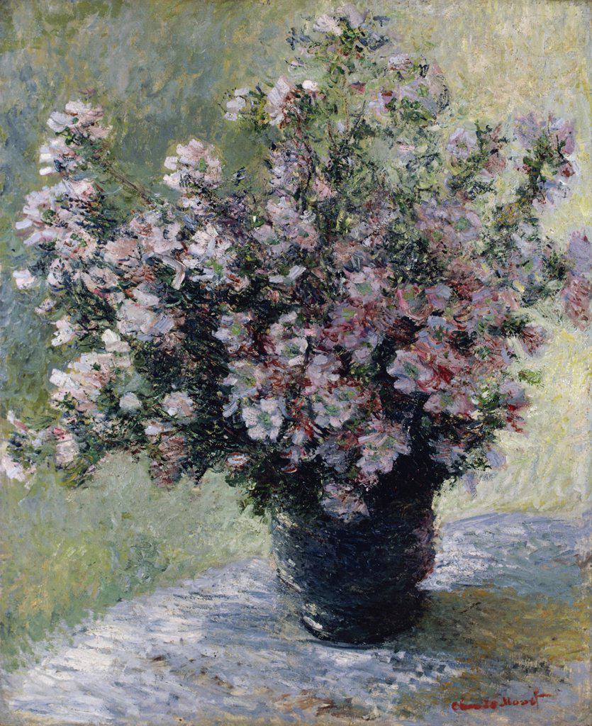 Vase of Flowers  Claude Monet (1840-1926/French) 