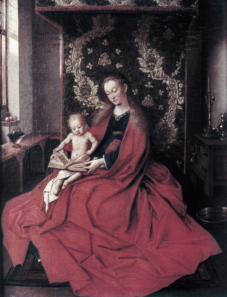 Madonna & Child  Jan van Eyck (ca.1390-1441 Netherlandish) 