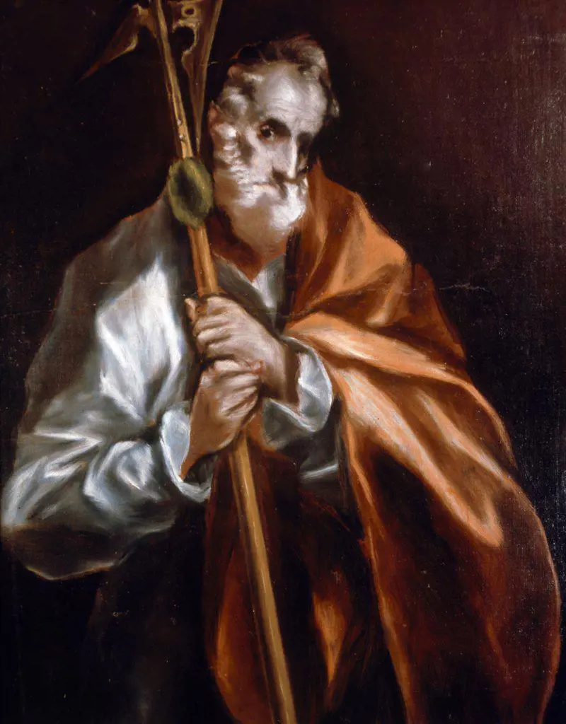 Saint Jude Thaddeus by El Greco, (1541-1614)