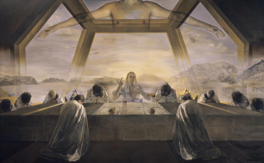 The Sacrament of the Last Supper by Salvador Dali, 1955, 1904-1989, USA, Washington, National Gallery of art