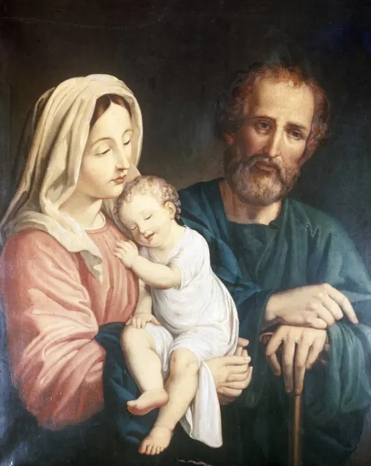 The Holy Family by Johann Friedrich Overbeck, (1789-1869)
