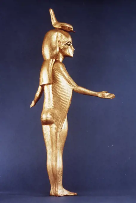 Tutankhamen: Selket 1342 B.C. Egyptian Art Gilded wood Egyptian National Museum, Cairo, Egypt 
