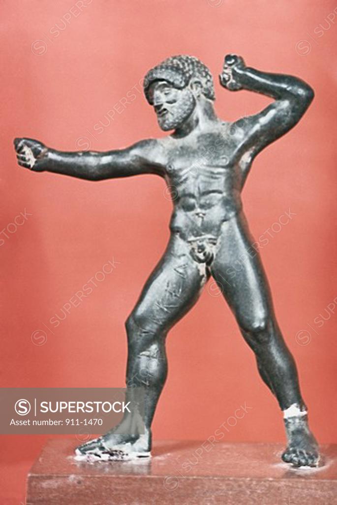 Stock Photo: 911-1470 Hercules  5TH C. BC Greek Art(- ) Bronze
