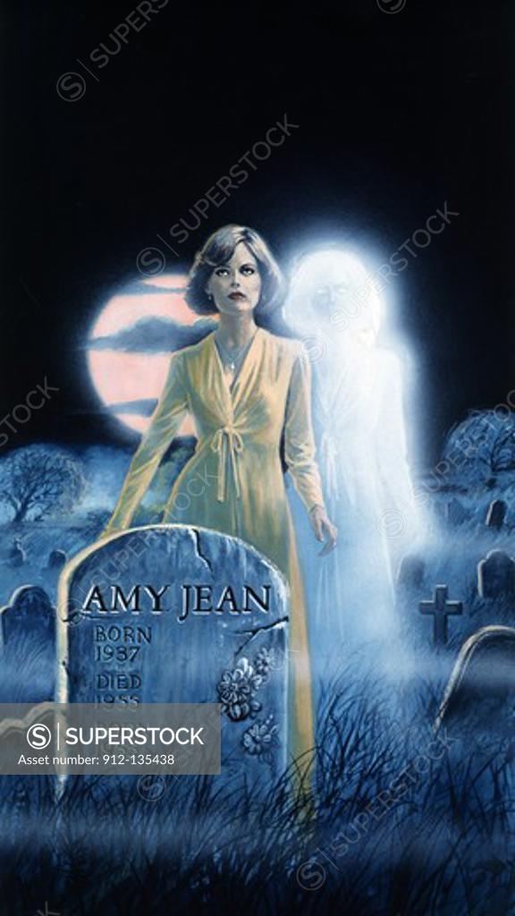 Stock Photo: 912-135438 Painting of ghost of woman rising from grave