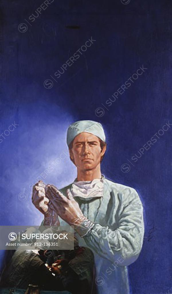 Stock Photo: 912-136351 Super Surgeon Man Artist Unknown 