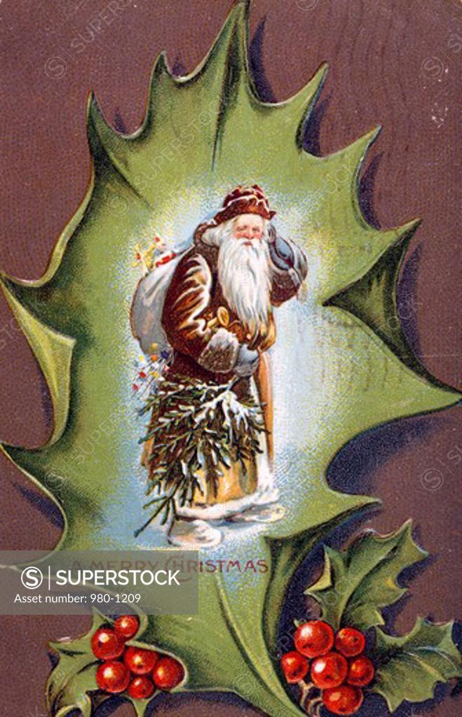Stock Photo: 980-1209 Merry Christmas, Nostalgia Cards