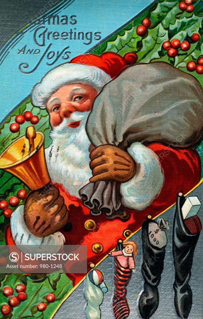 Stock Photo: 980-1248 Christmas Greetings and Joys Nostalgia Cards 