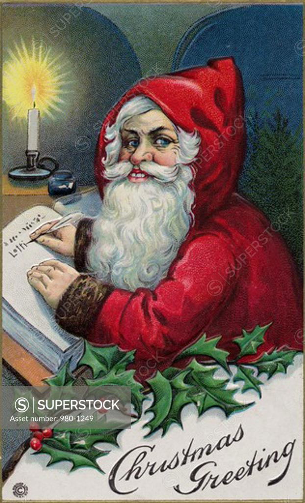Stock Photo: 980-1249 Christmas Greetings Nostalgia Cards 
