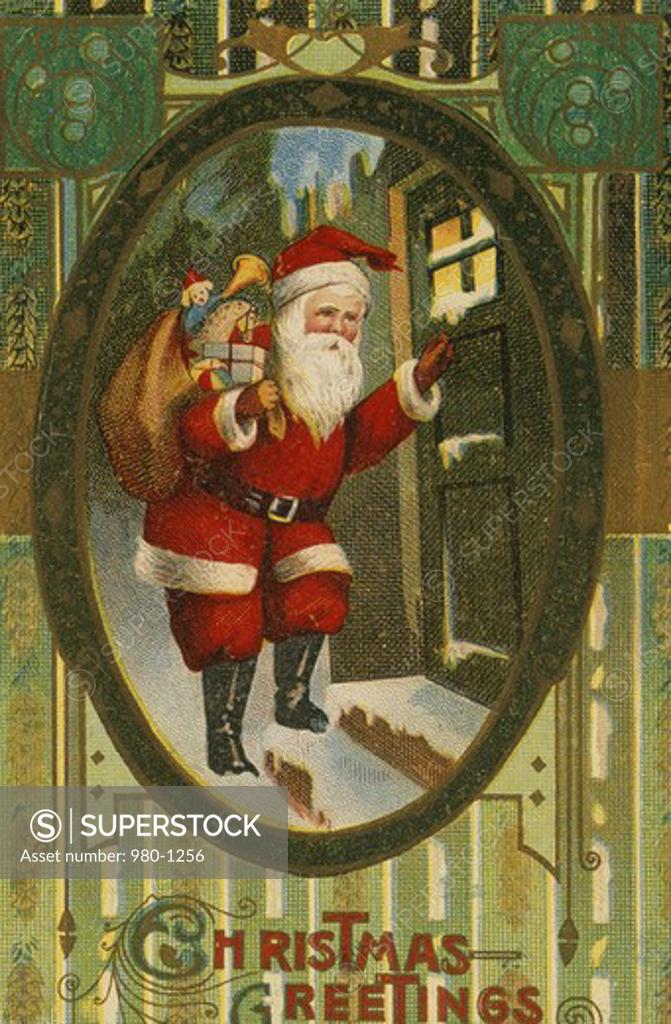 Stock Photo: 980-1256 Christmas Greetings Nostalgia Cards