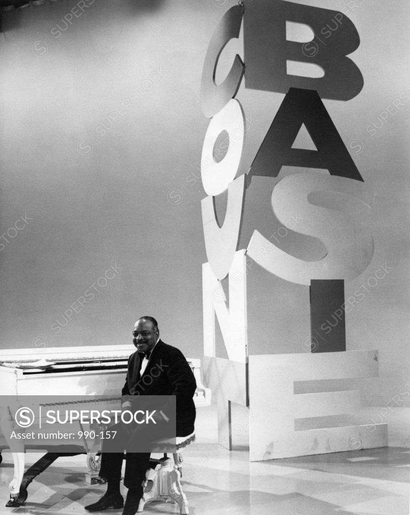 Stock Photo: 990-157 Count Basie, (1904 -1984), American Jazz Musician