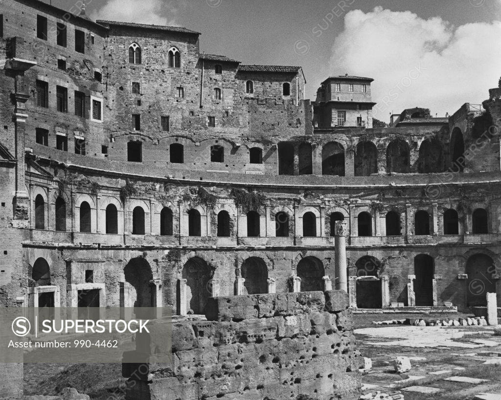 Stock Photo: 990-4462 Markets of Trajan Rome Italy