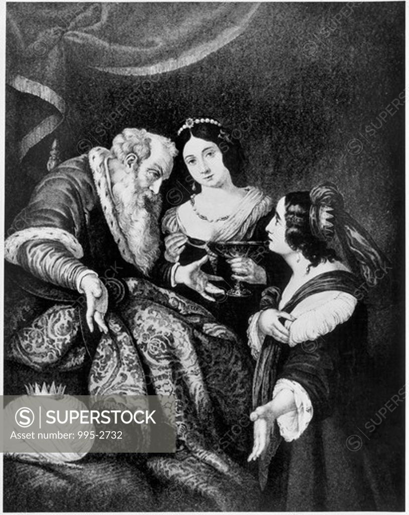 Stock Photo: 995-2732 Esther Asks for Mercy for Her and Her People Bernardo Strozzi 