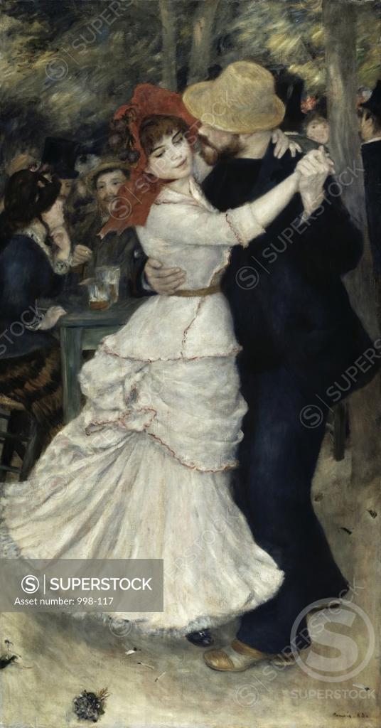 Stock Photo: 998-117 Dance at Bougival  1883  Pierre-Auguste Renoir (1841-1919/French)  Oil on canvas Museum of Fine Arts, Boston 