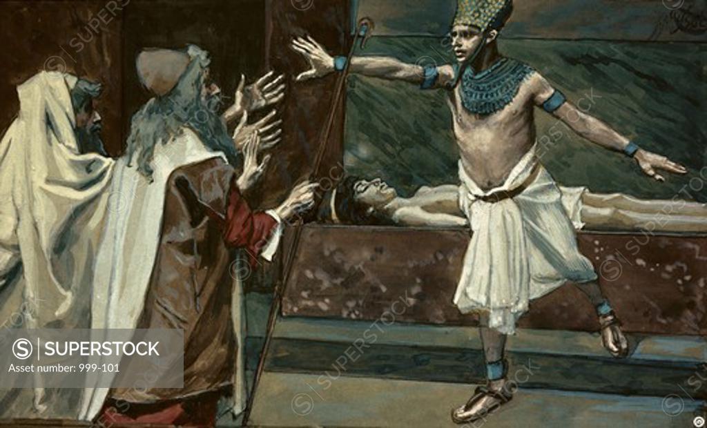 Stock Photo: 999-101 Pharaoh and his Dead Son James Tissot (1836-1902 French) Jewish Museum, New York