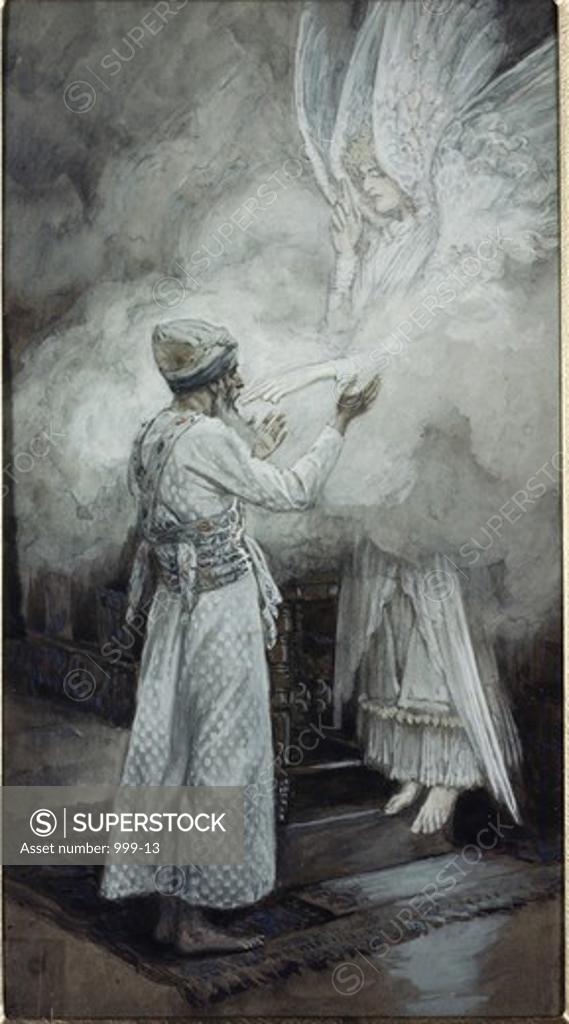 Stock Photo: 999-13 The Vision of Zacharias James Tissot (1836-1902/French)