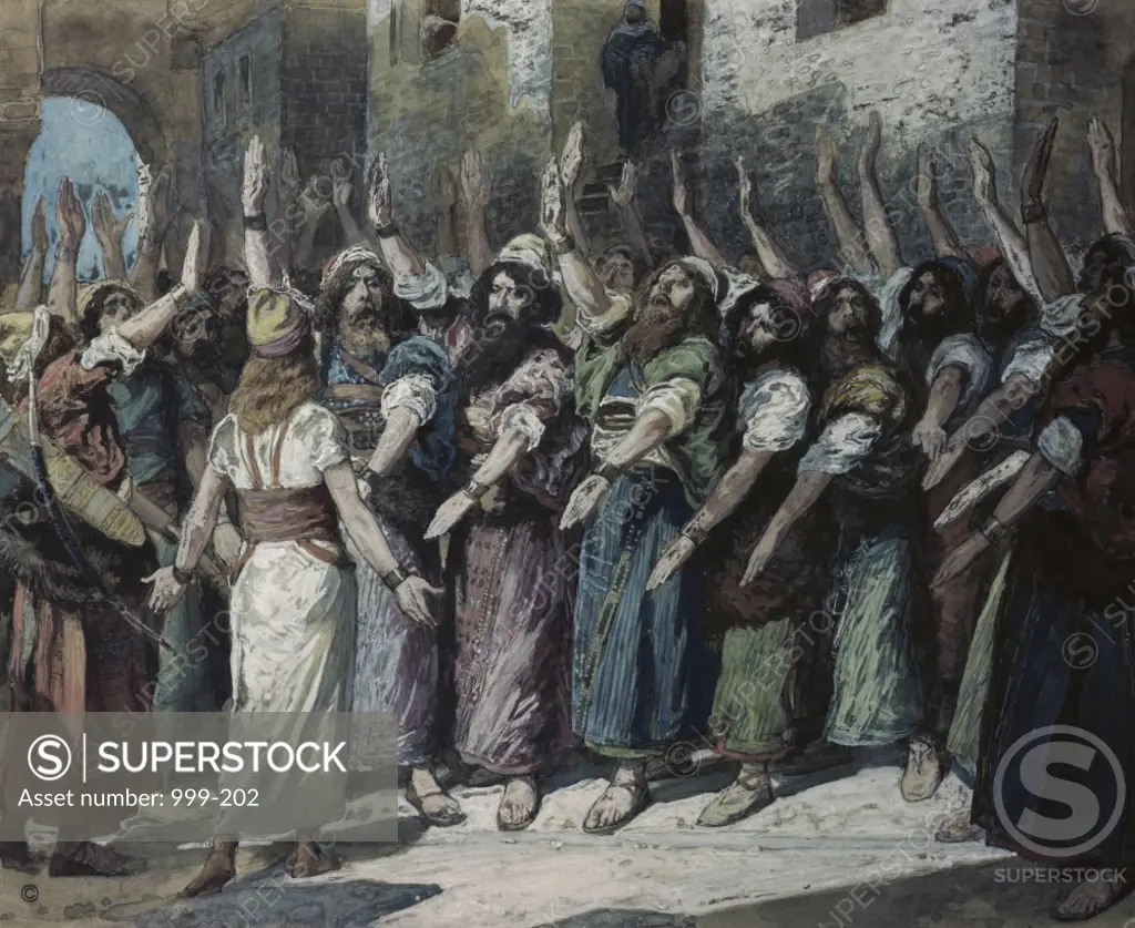 The Israelites Declare Vengeance James Tissot (1836-1902/French) Jewish Museum, New York, USA