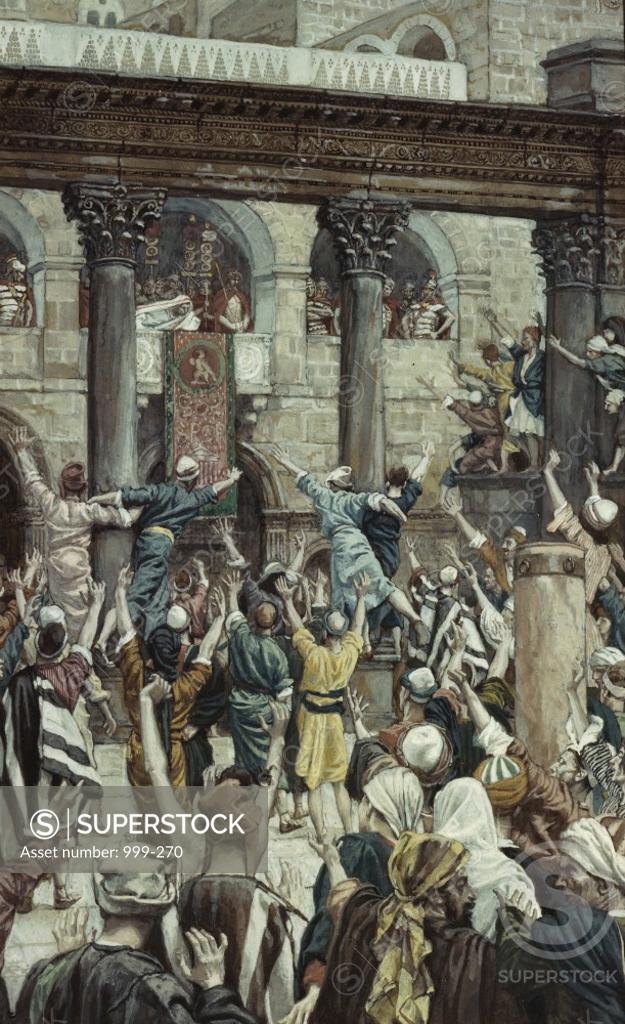 Stock Photo: 999-270 Let Him be Crucified James Tissot (1836-1902/ French)