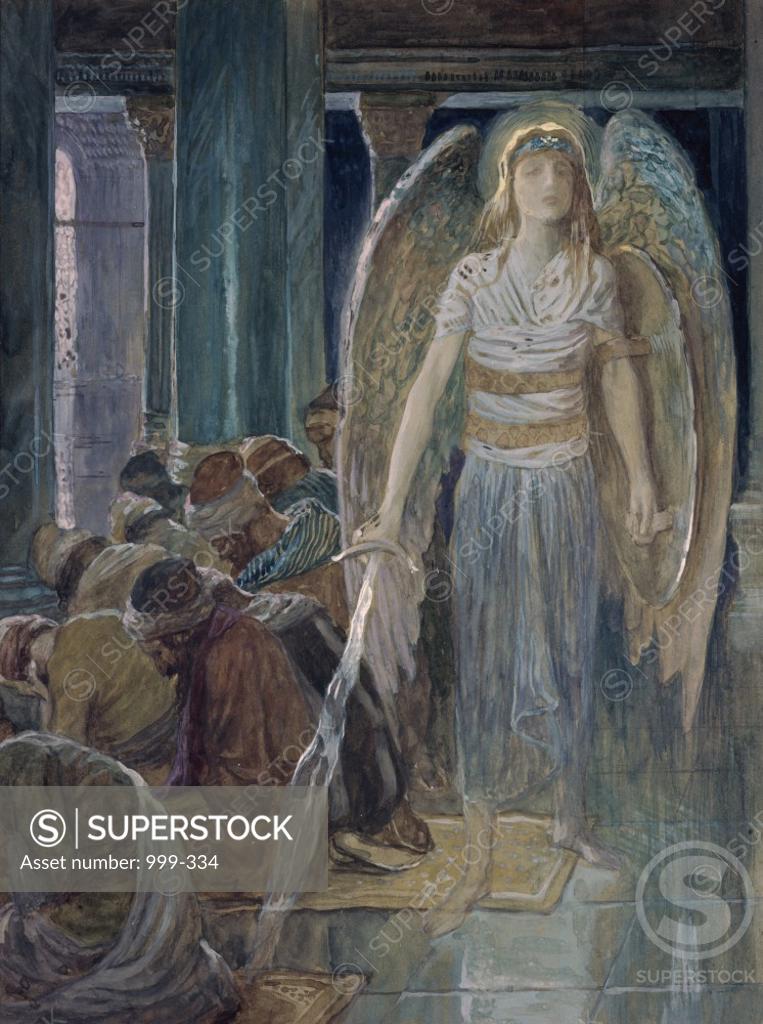 Stock Photo: 999-334 The Guardian Angel James Tissot (1836-1902/ French) Jewish Museum, New York
