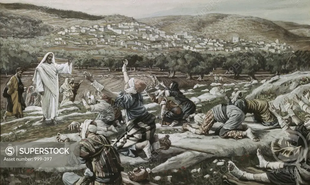 Healing of the Ten Lepers James Tissot (1836-1902/French)