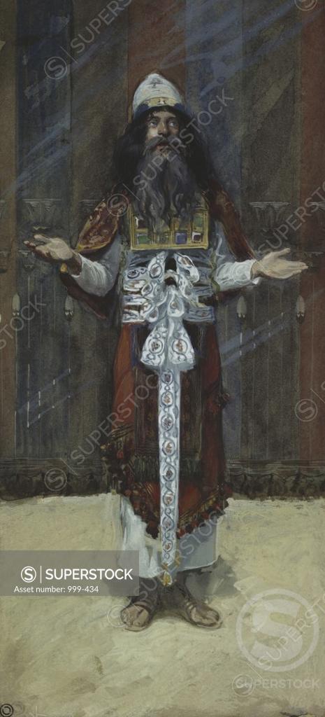 Stock Photo: 999-434 The Costume of the High Priest James J. Tissot (1836-1902/French) Jewish Museum, New York, USA