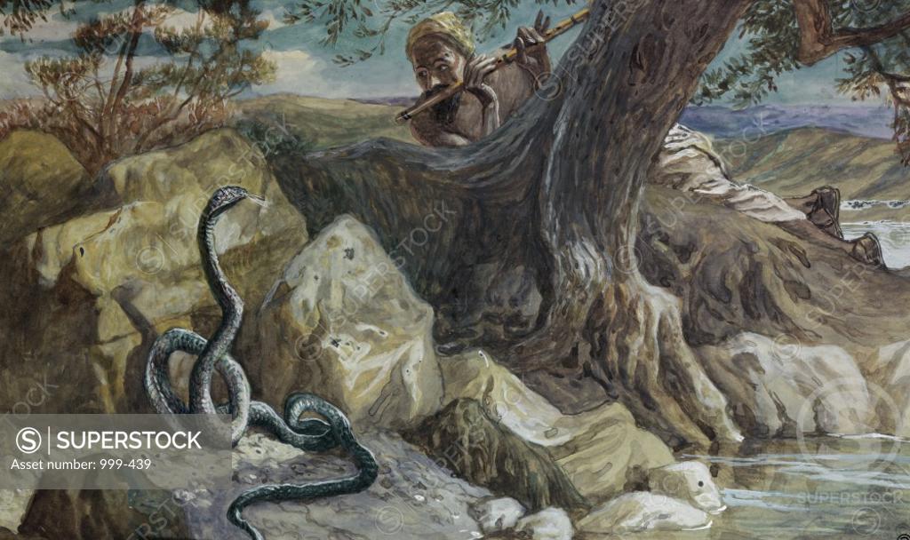 Stock Photo: 999-439 Their Poison is Like the Poison of a Serpent James J. Tissot (1836-1902/French) Jewish Museum, New York 