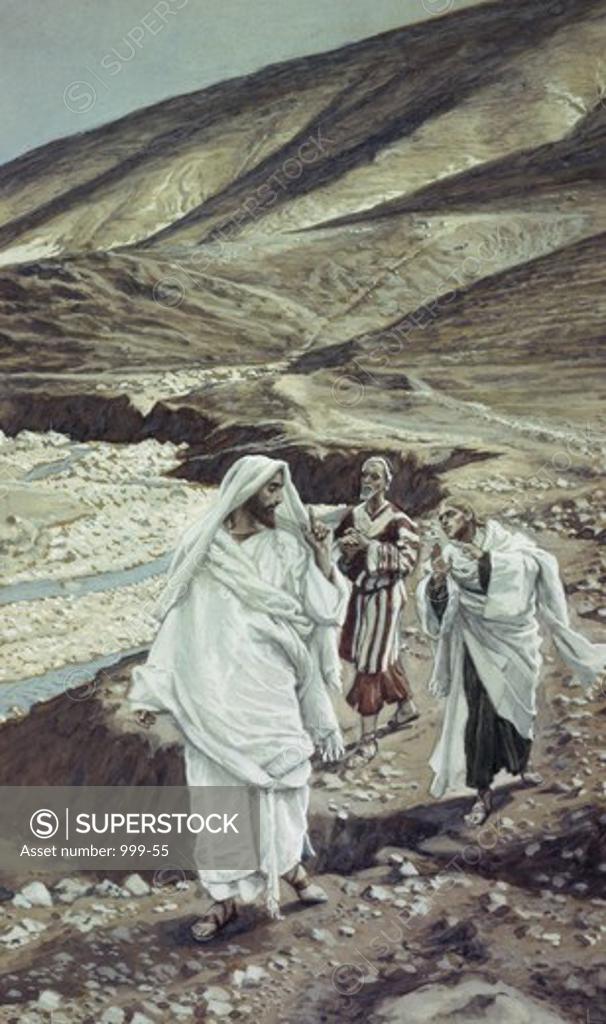 Stock Photo: 999-55 The Calling of Andrew and John  James Tissot (1836-1902 French) 