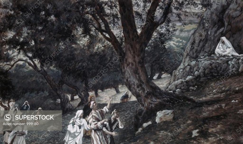 Stock Photo: 999-80 Jesus Went Out to a Desert Place James Tissot (1836-1902/French) 