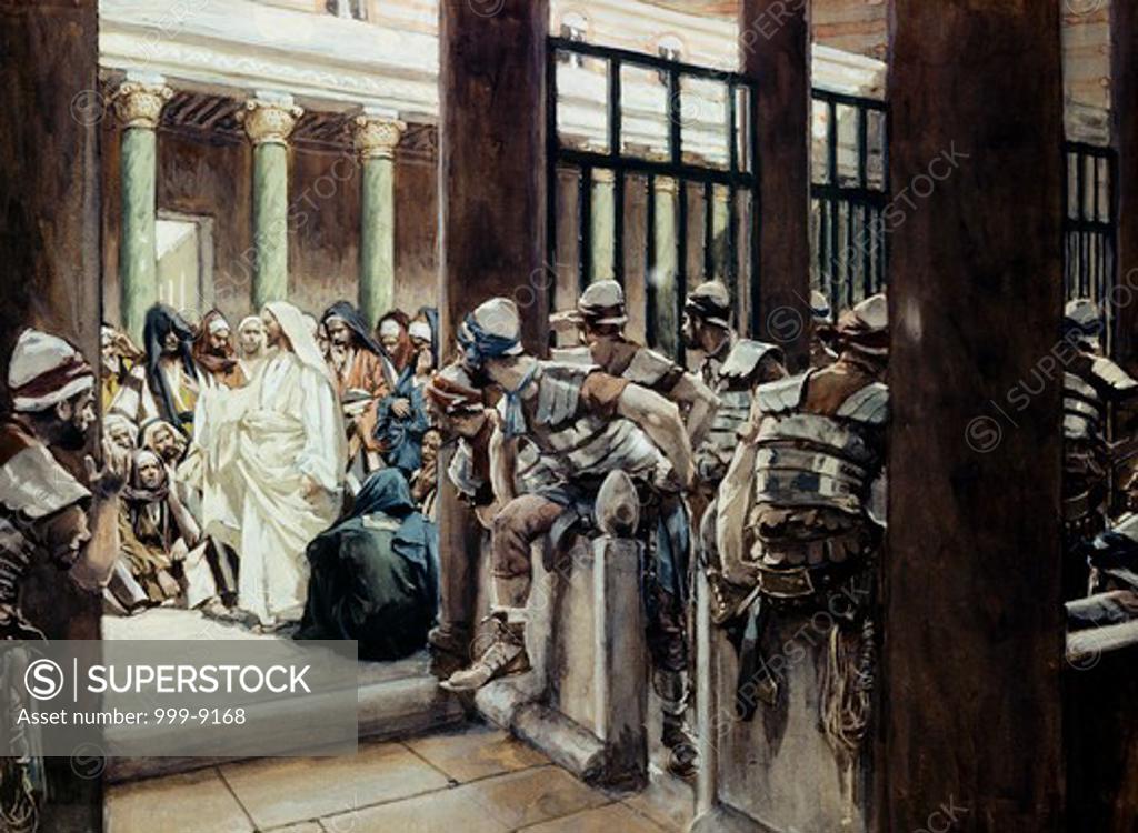 Stock Photo: 999-9168 But No Man Laid Hands Upon Him James Tissot (1836-1902 French) 