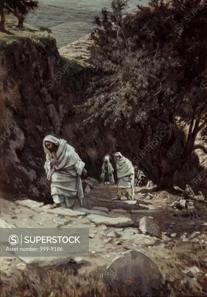Jesus On His Way to Ephraim James Tissot (1836-1902 French) 