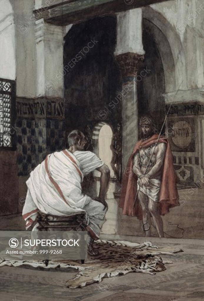 Stock Photo: 999-9268 Jesus before Pilate for the Second Time James Tissot (1836-1902/French)