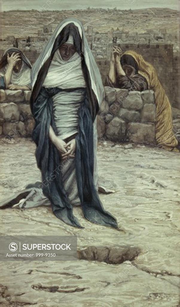 Stock Photo: 999-9350 The Blessed Virgin in Old Age  James Tissot (1836-1902/French)